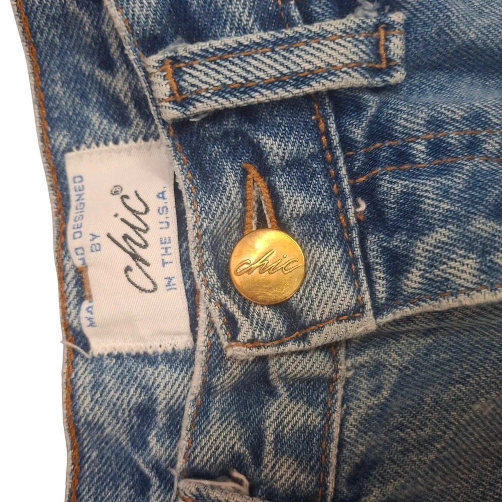 Chic Light Blue Straight Leg Jeans